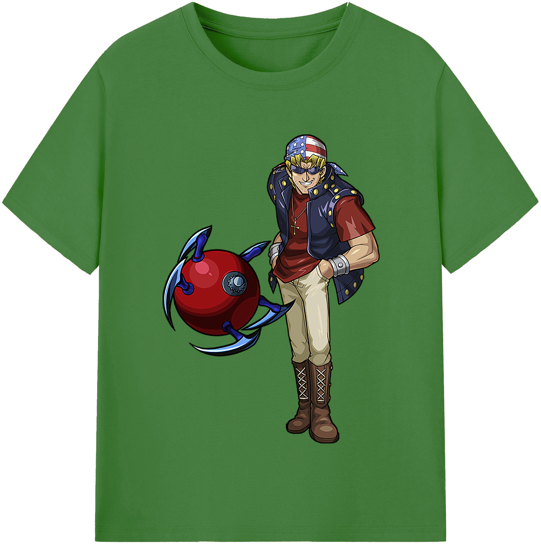 （画像用） 遊☆戯☆王 Yu-Gi-Oh! レディースカジュアルプリントTシャツ（綿100％）